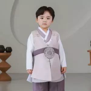[보리보리/하랑한복]하랑한복 도윤랑 남아용 아동 한복 세트