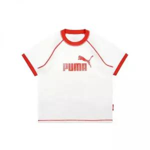 PUMA 키즈 액티브 라글란 반팔티 PK62AW301