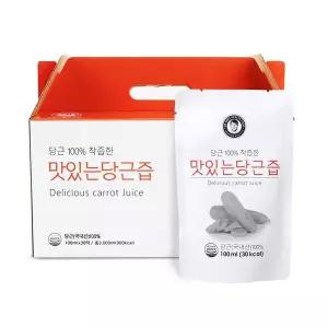 [김재식헬스푸드] 맛있는 당근즙 100ml 30팩 x 2박스 (총60팩)