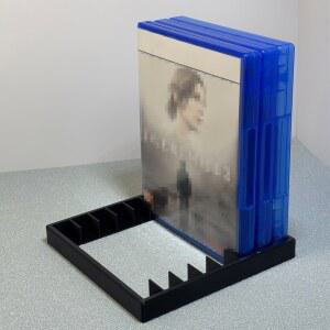 피규어진열장 게임 카트리지 보관 블랙 슬롯 CD 메모리 카드 디스플레이 스탠드 플라스틱 디스크 액세서리