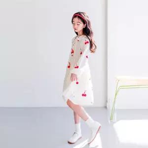 [보리보리/버블트리]버블트리 체리쥬빌레원피스