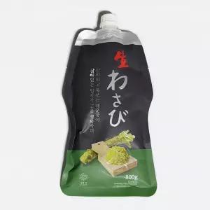 코우생와사비 800g X 10ea (은박) / 초밥전용고추냉이 초밥용생와사비 곱게갈은생 고추냉이