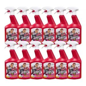 엘지생활건강 홈스타 맥스프레쉬 뿌리는 곰팡이싹 세정제 900ml 12개 / 욕실 물때 찌든때 곰팡이제거 청소세제