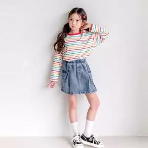 [보리보리/버블트리]버블트리 카고데님스커트