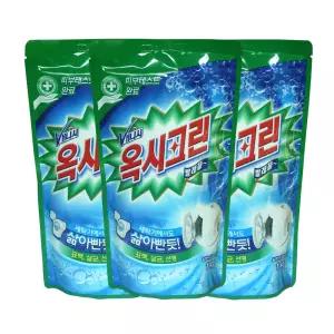 옥시크린 표백제 세탁세제 1kg 교체용 3개 세탁보조제