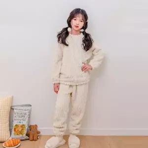 [보리보리/버블트리]버블트리 플리스파자마세트