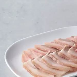 돈두육미 국내산 삶은 돼지 머리 고기 슬라이스 1kg