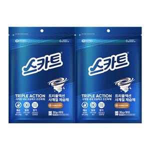 스카트 트리플액션 사계절제습제, 우디베르가못향, 30g, 10입, 2개(20개)
