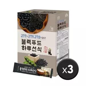 [엄마사랑] 블랙푸드 하루선식 3박스 (20g x 120개)