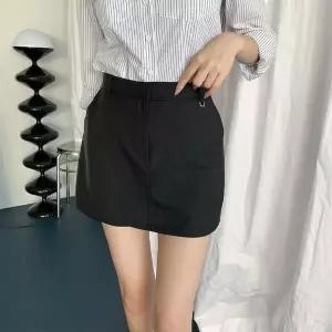 [하프클럽/]여성 레이온 모직 포인트 편한 치마바지