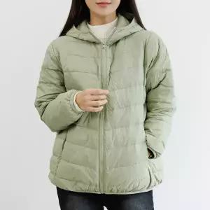 (~99size)지트안후드오리털경량패딩 OUE6085_DC