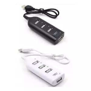 USB 2.0 허브 4포트 무전원 멀티탭 55cm/멀티/포트/분배기/HUB/충전기/커넥터/충전/데스크탑/케이블/노트북