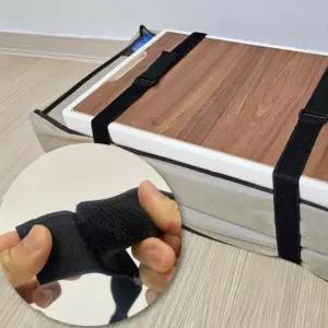 묶음스트랩 찍찍이 탄성밴드 스트랩 80cm 고정끈 웨빙끈 학교 회사 (WFIFIUQ)