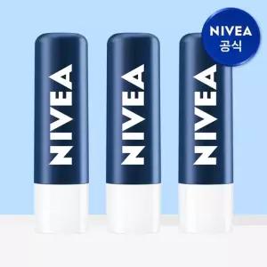 니베아 립케어 맨 액티브 케어 4.8g 3개