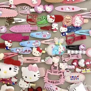  시나모롤   19개 정장 헬로 키티 헤어 클립 머리핀 Cinnamoroll Bb