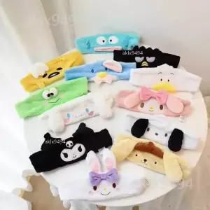  폼폼푸린   만화 Gudetama 마이 멜로디 헤어 밴드 Kuromi Pom Purin Kawaii 식 머리띠 여자 워시 페이