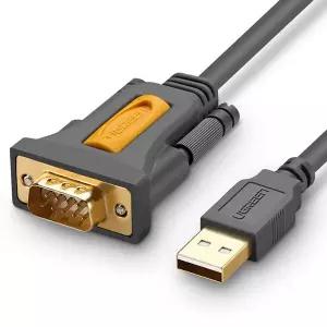 유그린 USB2.0 to RS232 9핀 시리얼 컨버터 케이블 2m U-20222 DB9M 2중차폐 Prolific PL2303칩셋