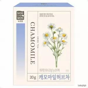 향긋한 캐모마일 허브티 20티백 낱개포장 편안한 힐링 티타임 카페인프리 차