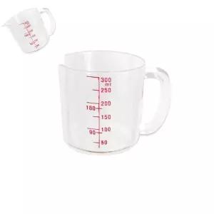 나타 미니계량컵 300ML 투명정량측정컵 소형계량용기 눈금컵300ML