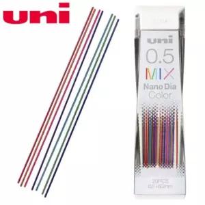 유니 나노 다이아 컬러 샤프심 0.5mm 믹스 1개
