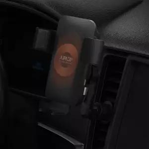 주파집 15W 자동 스캔 Z플립 폴드 호환 차량용 무선충전 거치대 QC6CP-PRO