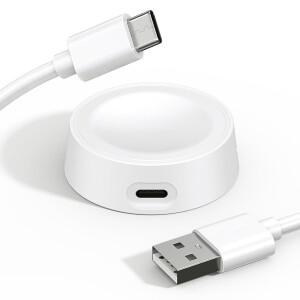 삼성 호환 갤럭시 호환 8/7/6/6 클래식/워치 5/5 프로/4/액티브/2USB 충전기 스마트 호환 워치 액세서리 고