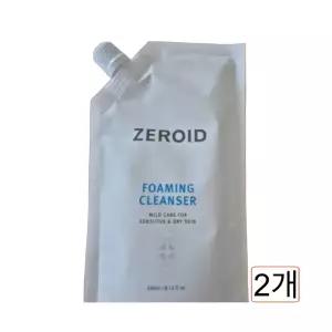 제로이드 포밍 클렌저 리필팩 240ml 2개