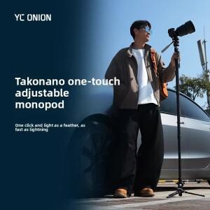 YC ONION 타코 나노 삼각대 원클릭 리프트 모노포드 빠른 탈부착 야외 휴대용 전문 카메라