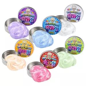 박사 퍼티 슬라임 6종세트 토이퍼티 손에 안묻는 퍼티 유리퍼티