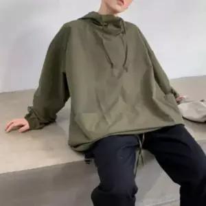 [하프클럽/]간절기 후드 캐주얼 아노락 남성 바람막이 점퍼 오버핏 자켓
