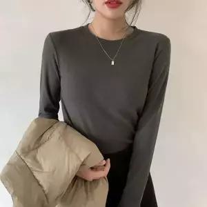 [하프클럽/]박스티 긴팔 라운드티셔츠 반팔티 여성티셔츠 루즈핏