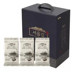 서울김 곱창 도시락김 5g x 30봉 보령 대천 중앙맛김 두번구운 맛있는 조미김 선물세트 /재래김/전장김/파래김