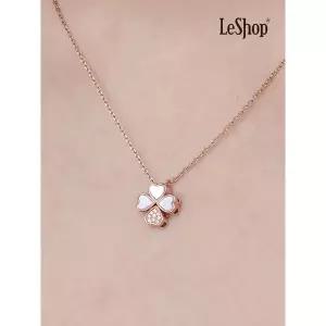 [르샵]14K 핑크 클로버 목걸이 GoldPlated LJ6069BRN_P425593811