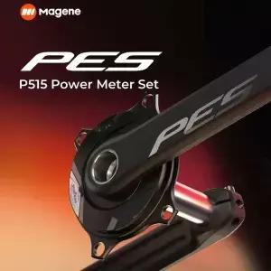 Magene PES P515 파워 미터 세트 4 볼트 110BCD 24mm 케이던스 페달 밸런스 Shimano Sram 용 Ant 스틸
