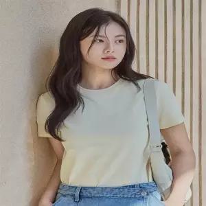 탑텐 MSG2TS2017 여성 COOL Air 코튼 크루넥 T 반팔 2 5833249