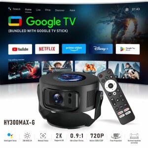 빔프로젝터 WESOPRO HY300 MAX 200 ANSI 2K HD 휴대용 시어터 홈 스마트 0 탑재 720P BT5 H137 TV 올위너