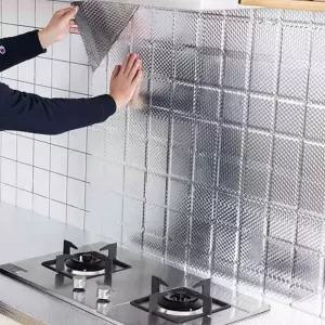 (옵션 주방알루미늄시트지)주방방수알루미늄시트지60x500cm 부엌시트지 주방타일벽지