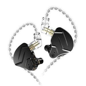 KZ ZSN PRO X 게이밍 이어폰 하이브리드 드라이버 IEM 고음질 인이어 블랙
