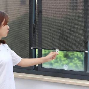 생활 앞유리햇빛가리개 차량용햇빛가리개 롤업 뚝딱 햇빛가리개 차량용 썬블럭 1초설치 자동차햇빛가리개