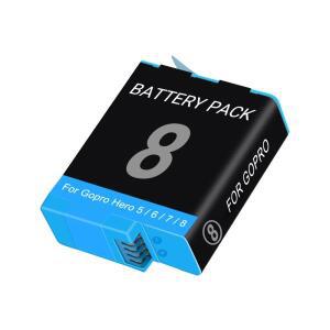 고프로 히어로 8 7 6 5용 1680mAh 리튬이온 배터리 팩, 모션 카메라 배터리, 고프로 히어로8 충전식 배터리