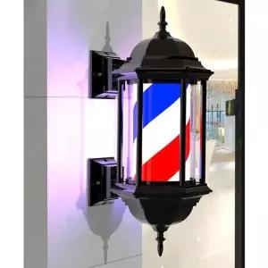 사인볼 이발소 원통형 미용실 레트로 샵 LED 싸인볼