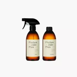 피톤치드 스프레이 탈취 냄새제거 편백수 스프레이 본품 500ml + 리필액 세트