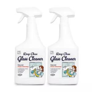 유리세정제 자동차겸용 강력 물때제 유리 거울 다용도 클리너 750ml 2개