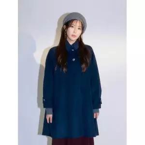 베스띠벨리 FREE사이즈특가 다크블루 카라비조 레글런 코트 BHHRX2650