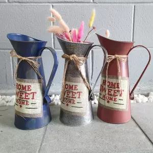 앤틱한 분위기 포인트 인테리어 철제 홈 스윗 화병앤틱소품 앤틱화병 메탈