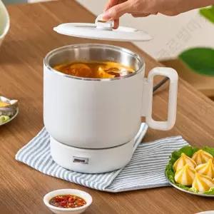 자취방 요리 접이식쿠커 휴대용 전기 원룸 냄비 캠 화이트