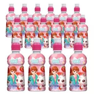 이젠서진 위시캣 딸기맛 음료수 한정행사 240ml x 18개 어린이음료
