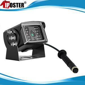 iPoster 4핀 헤비듀티 메탈 케이스 CCD 센서 후방 카메라 후진용 IR LED 12-24V 트럭 버스용