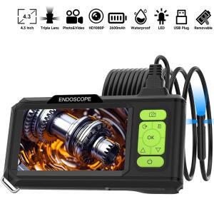 4.3 인치 IPS 스크린  카메라 HD 단일 듀얼 트리플 렌즈 USB 자동차 검사 이동식 배터리 녹화