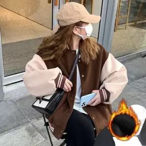 친절한탄씨 여성 캐주얼 점퍼 오버핏 자켓 겨울 기모 가을 점퍼 패션점퍼 여성점퍼 캐주얼점퍼